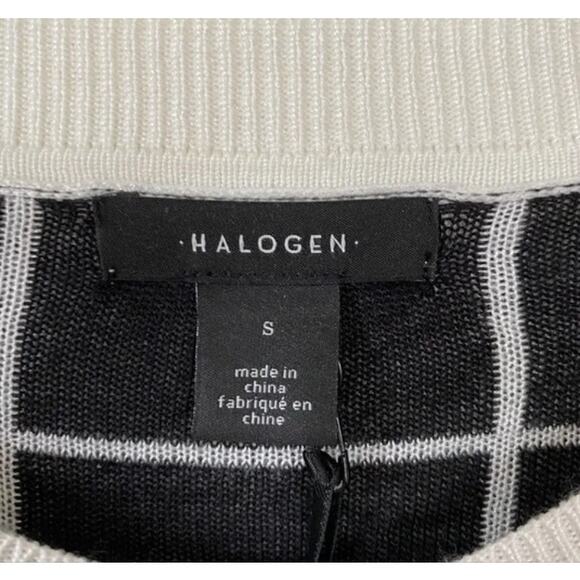 NWT Halogen Windowpane Button Front Cardigan Small - Picture 6 of 8